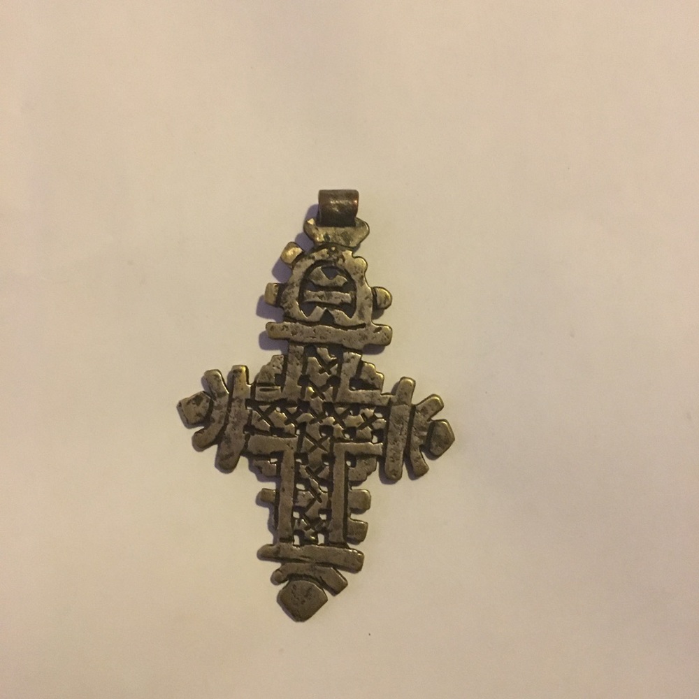 Ethiopian Coptic Cross Pendant